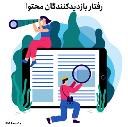 مشاهده رفتار بازدیدکنندگان محتوا